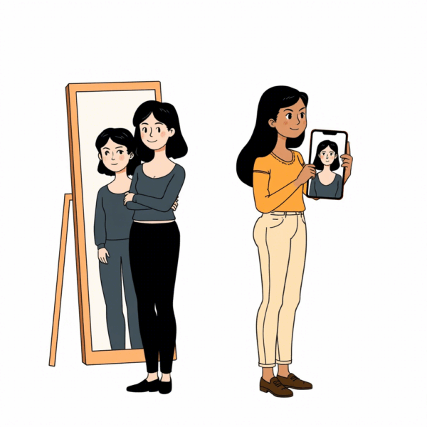 Самооценка в зеркале сравнений.